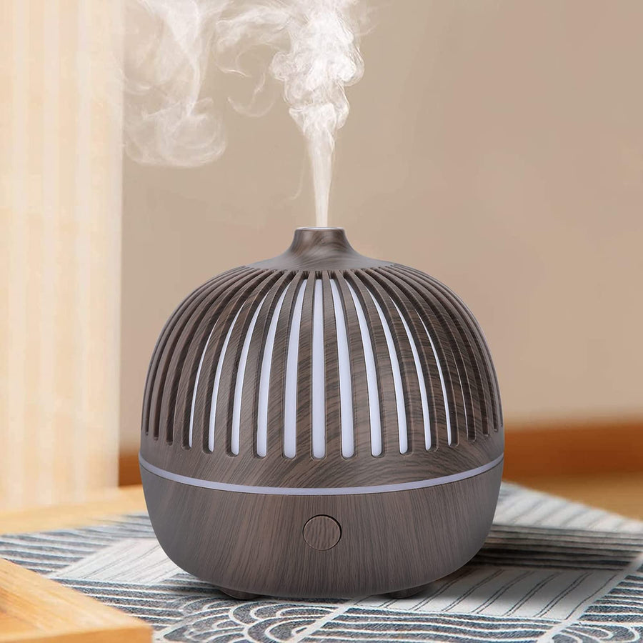 Cool Mist Humidifier 3-in -1 Essential Oil Diffuser 30 dB Quiet Humidifier Auto-off Humidifier Mini Humidifiers for Bedroom Baby Room Office, with 7 Color Night Light Function