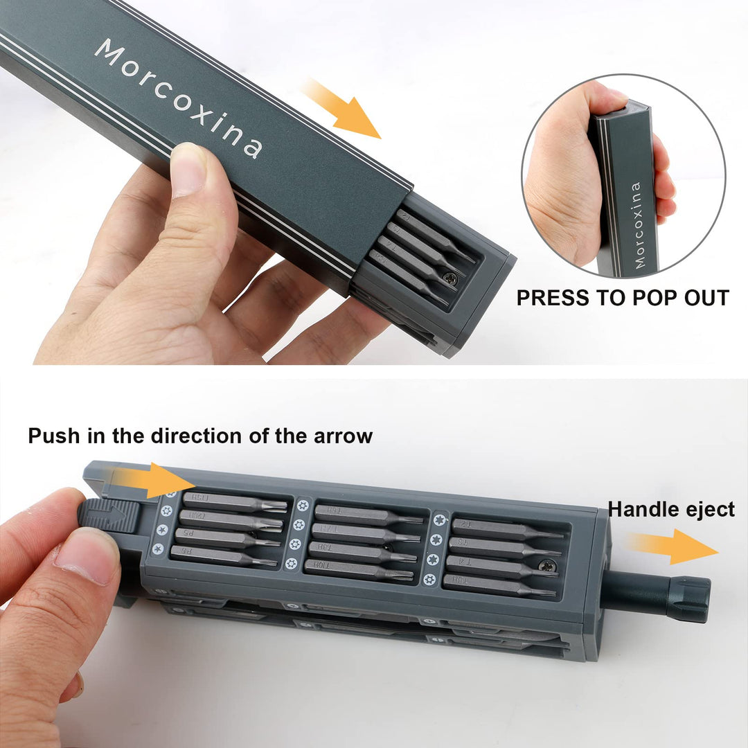Precision Screwdriver Set, 46 in 1 Mini Screwdriver, Screwdriver Bit Sets, Multifunction Precision Screwdriver Kit, Repair Tool Kit for Electronics, Computer, Eyeglass, Phone, Watch