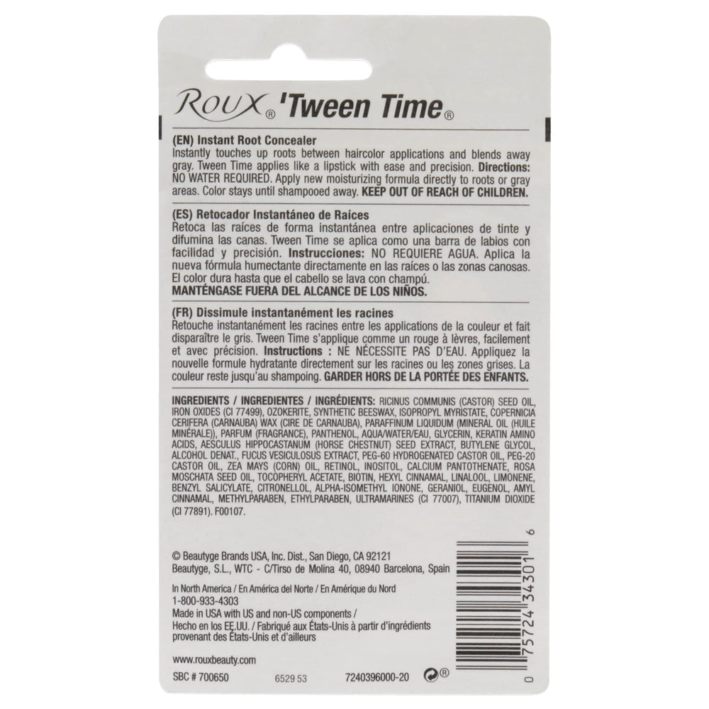 Black: Temporary Haircolor Touch-up Stick, Black