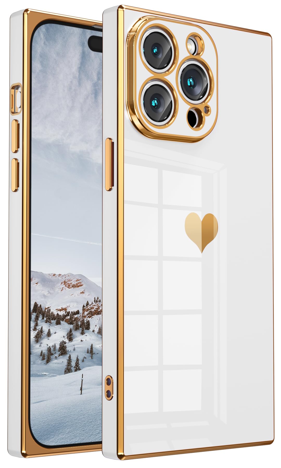 Tzomsze Case for iPhone 13 Pro Max Case,Cute Aesthetic 