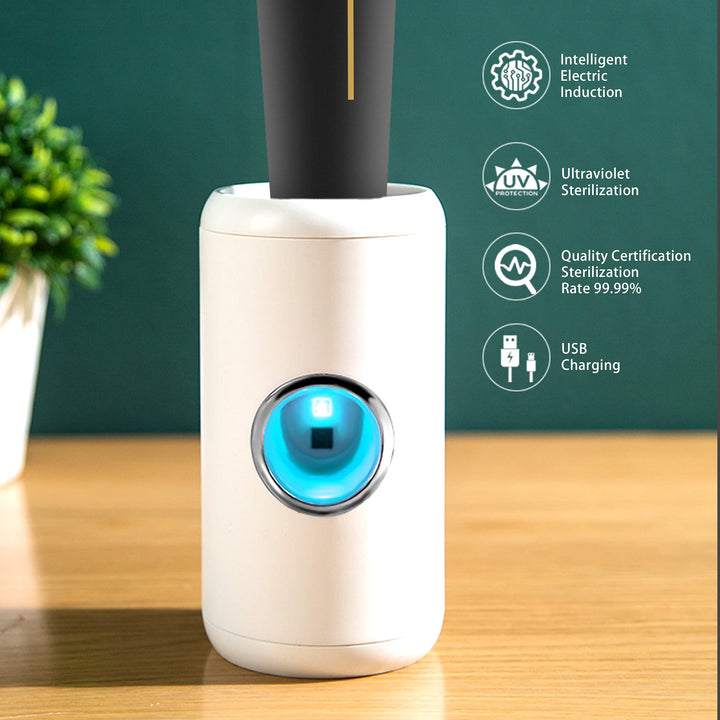 Toothpaste Dispenser, BUILDEC Automatic Electric Toothpaste Squeezer with Sensor Wall-Mounted for Washroom Bathroom(White)