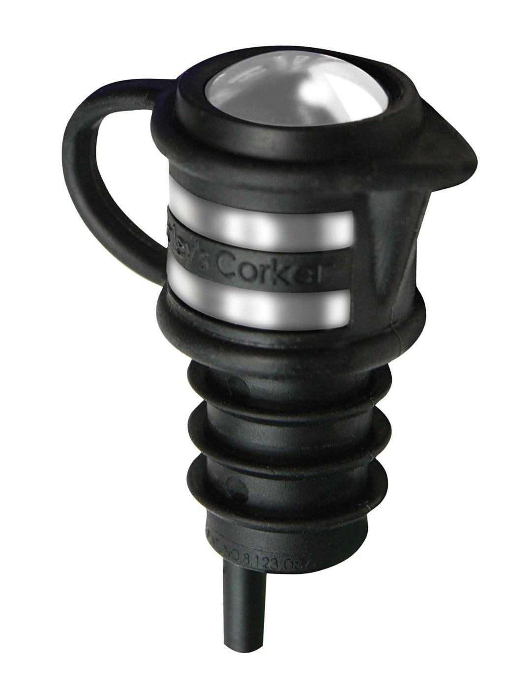 Haley&#39;s Corker Platinum Wine Stopper, Black