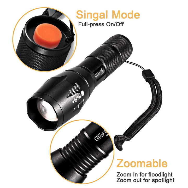 IR Illuminator Flashlight, 850nm Focus Adjustable IR Led Flashlight Infrared Light Torch for Night Vision, Coyote Hog Predator Hunting