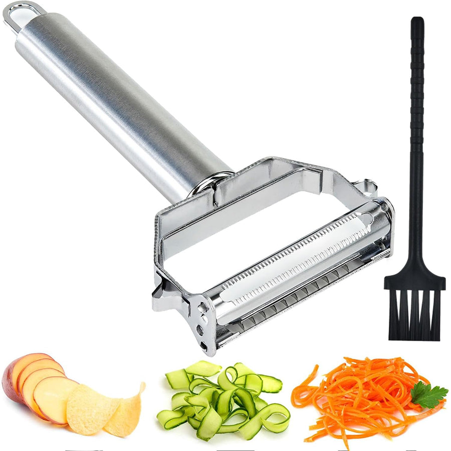 Boxgear Stainless Steel Dual Blade Vegetable Peeler - C