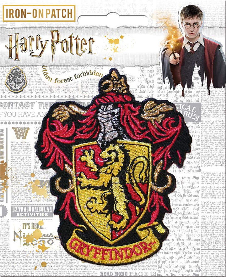 Harry Potter Gryffindor Crest 3 Full Color Embroidery Iron-On Patch