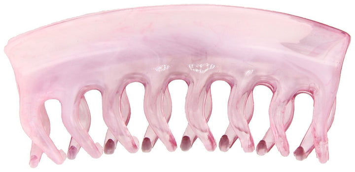 Clip, 2 Tone Wave with Cover, Pink