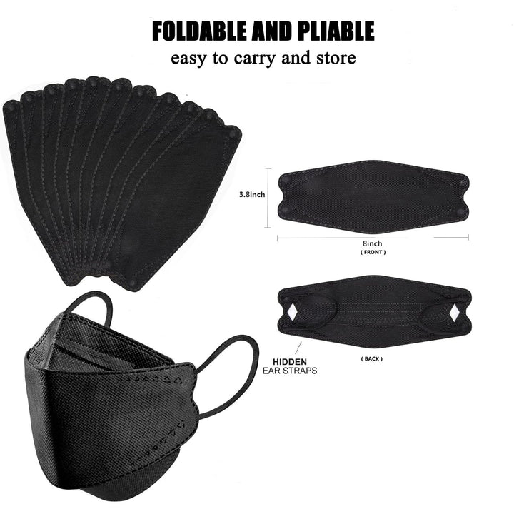 KN95 Face Mask 50 PCS, Breathable Comfortable Masks, Against PM2.5 Disposable Masks