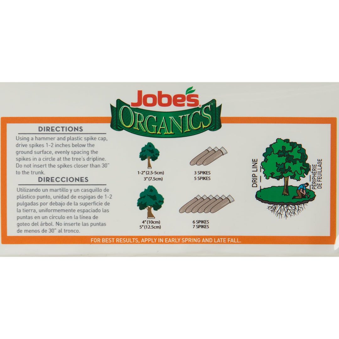 Jobe’s Garden Fertilizer Spikes, Easy Plant Care Slow Release Fertilizer for Fruit and Citrus Plants and Trees, 15 Count
