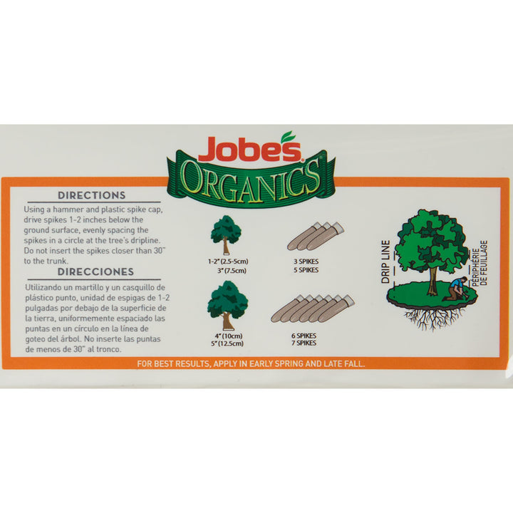 Jobe’s Garden Fertilizer Spikes, Easy Plant Care Slow Release Fertilizer for Fruit and Citrus Plants and Trees, 15 Count