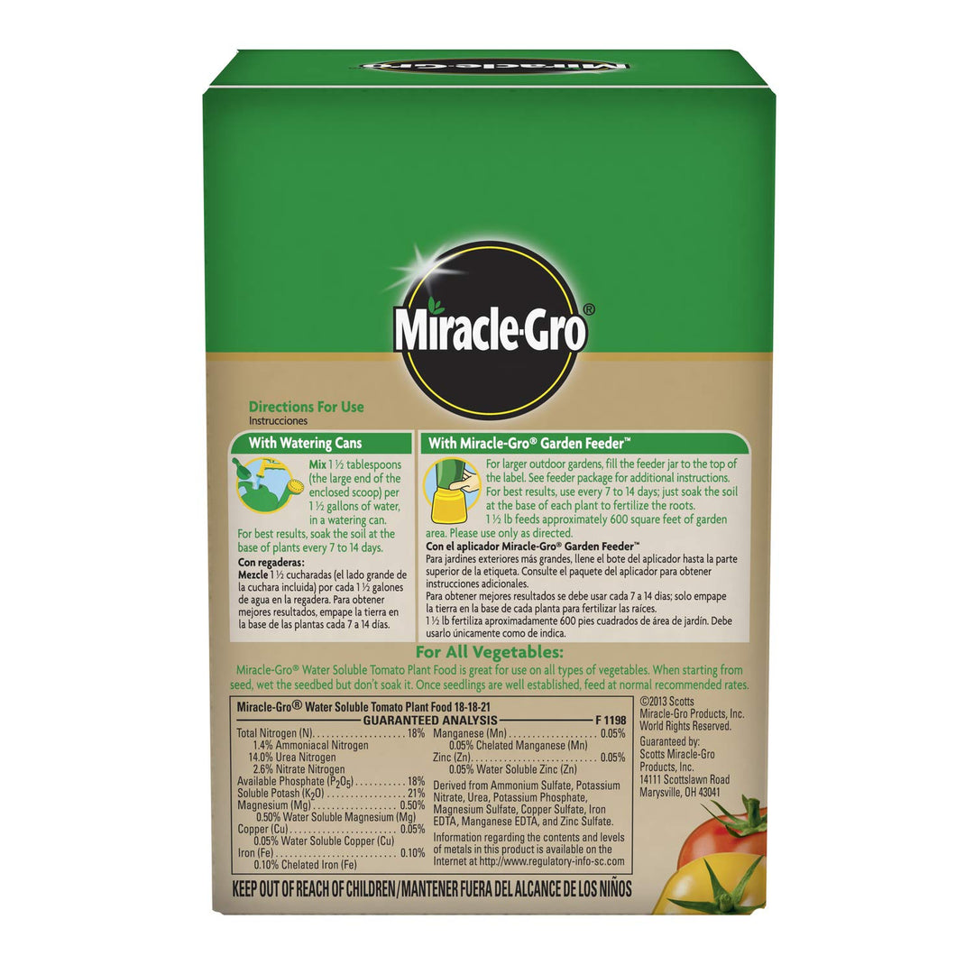 Miracle-Gro Water Soluble Tomato Plant Food