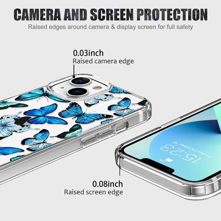 LUHOURI Designed for iPhone 13 Mini Case with Screen Pr