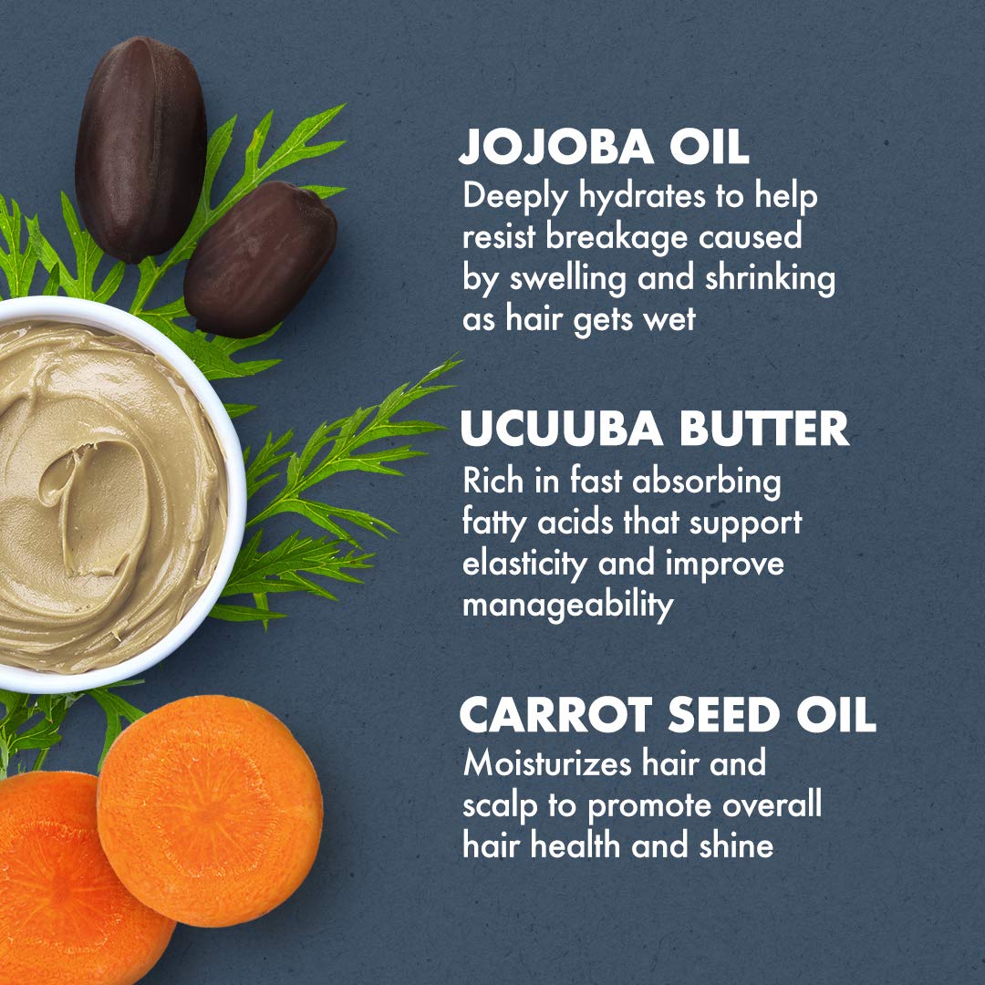 Shea Moisture Jojoba Oil &amp; Ucuuba Butter Braid Condition Gel With Carrot Seed Oil, 12 Ounces