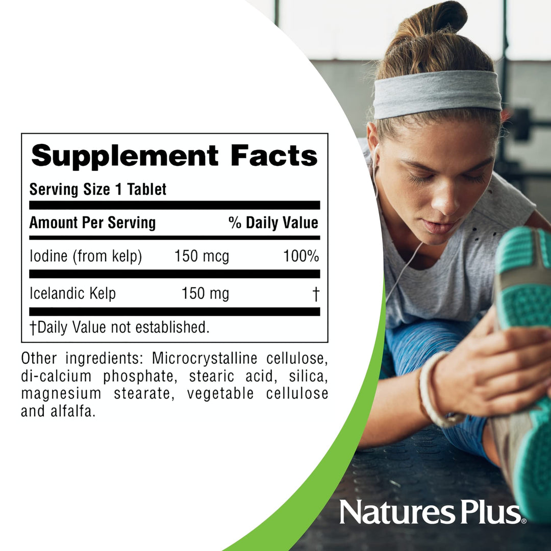 NaturesPlus IcelAndic Kelp - 150 mcg Iodine; 150 mg Kel