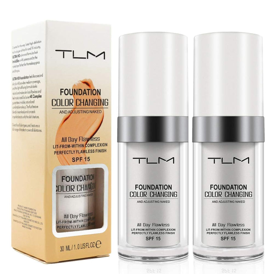 TLM Foundation Cream, Colour Changing Liquid Foundation