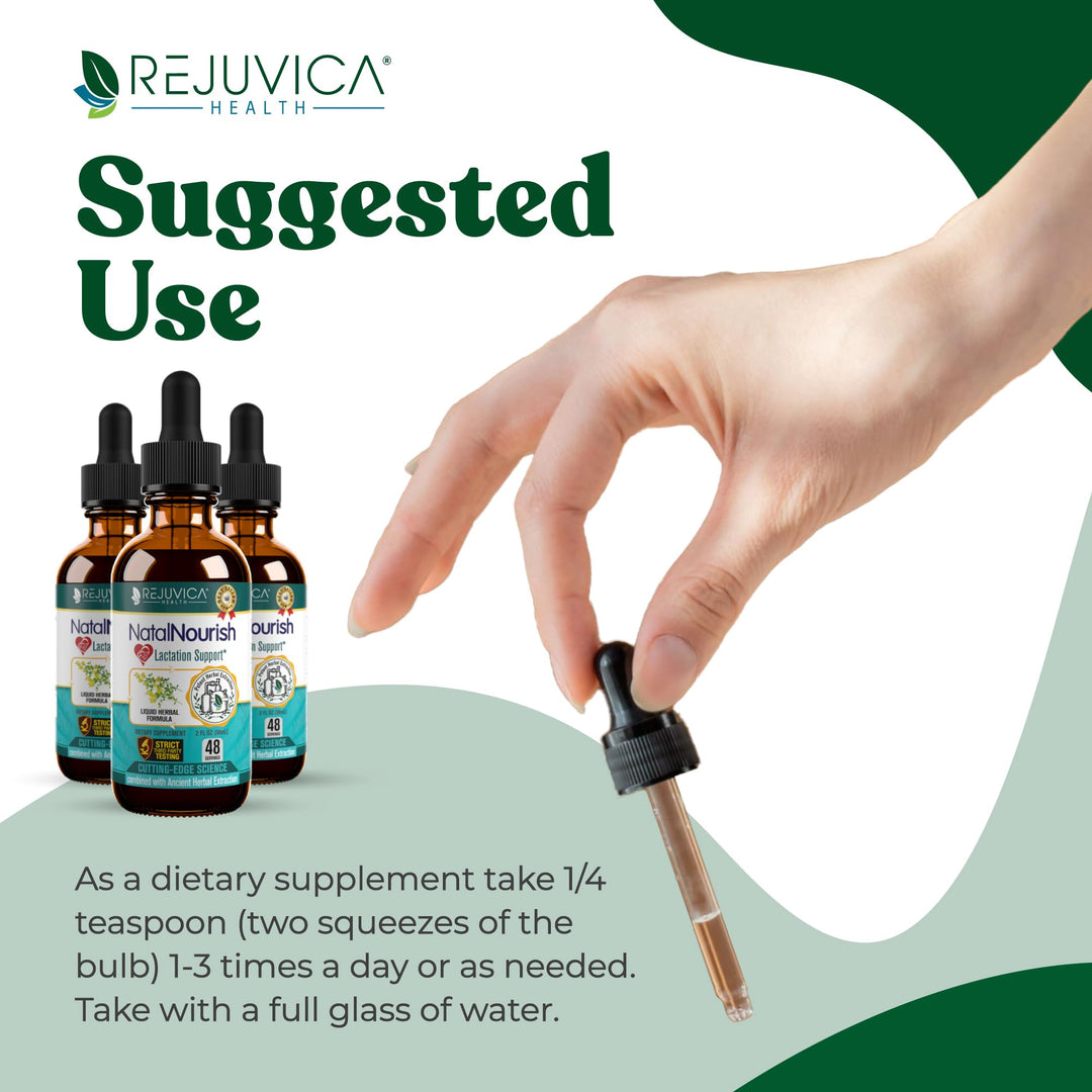 NatalNourish - Advanced Lactation Support Supplement - Liquid Delivery for Better Absorption - Fenugreek, Blessed Thistle, Anise, Fennel &amp; More!