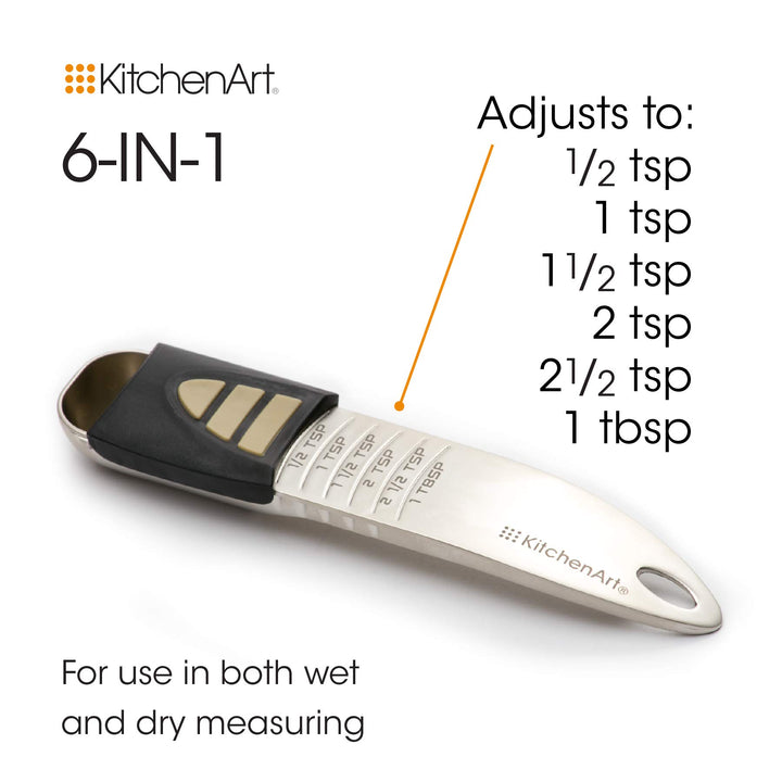 Kitchen Art 51010 Pro Adjust-A-Tablespoon, Satin