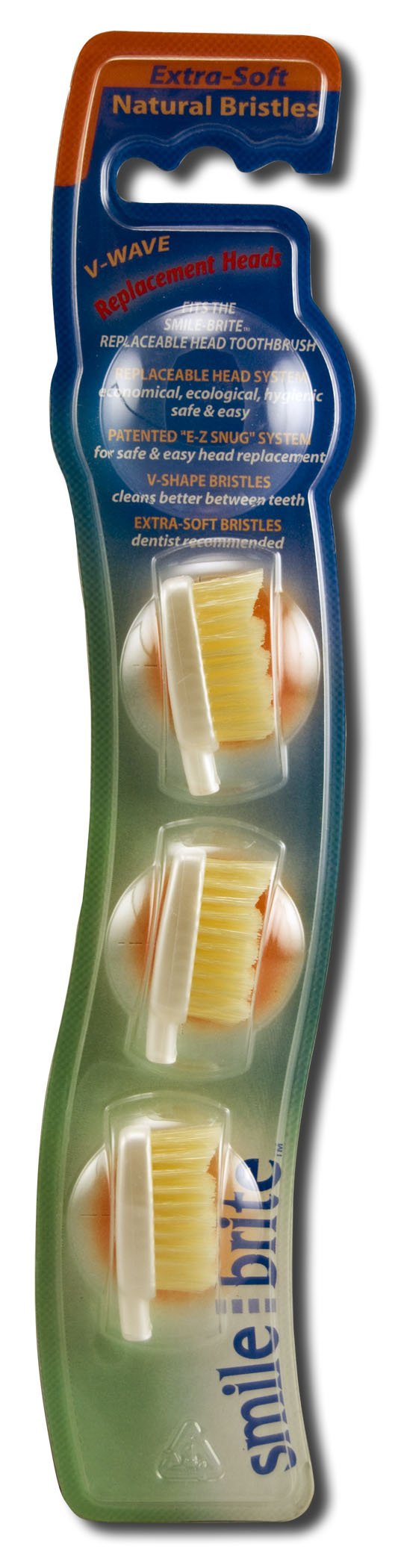 Smile Brite THRBR0013 V-Wave Replacement Heads for Natu