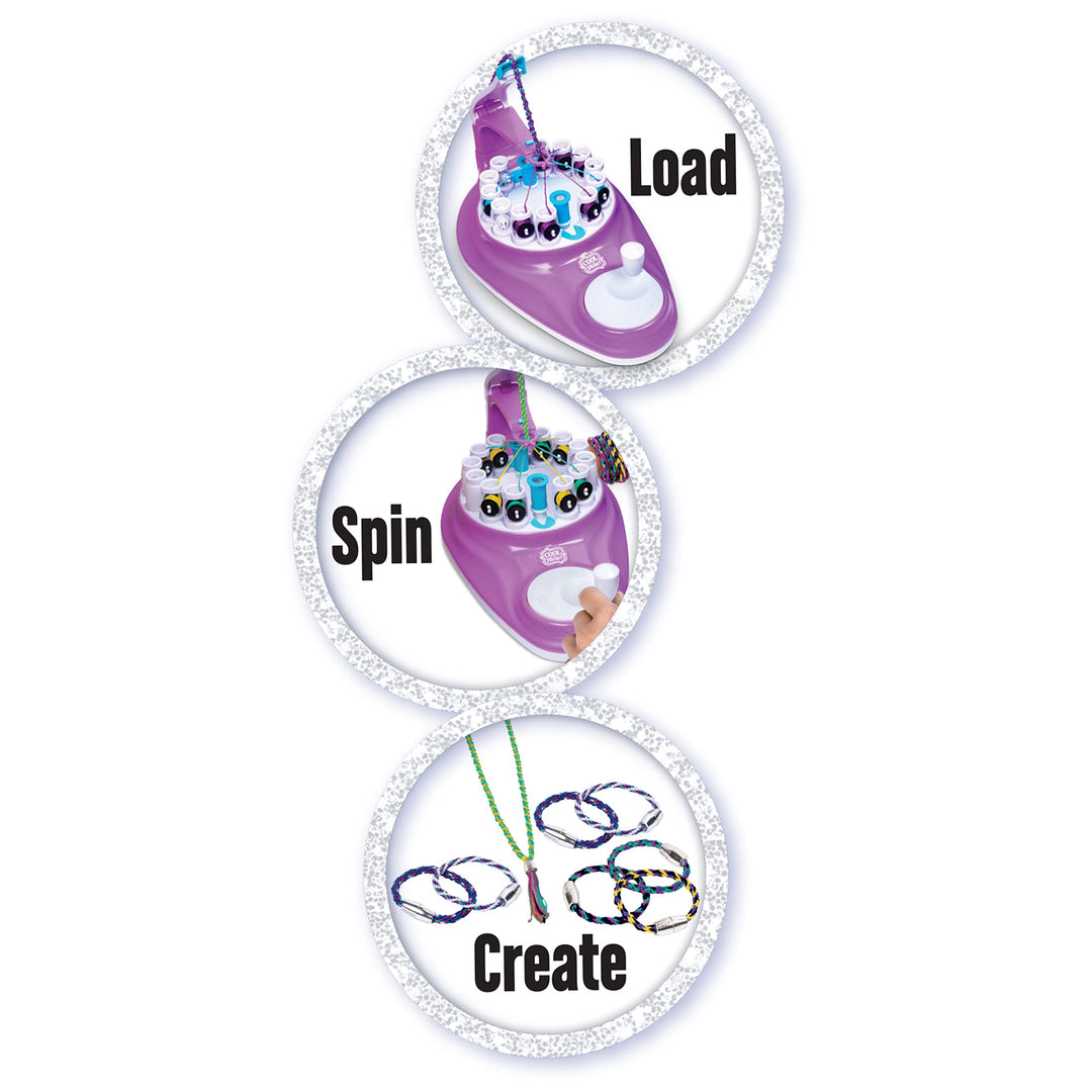 , 2-in-1 KumiKreator, Necklace and Friendship Bracelet Maker Activity Kit, for Ages 8 and Up