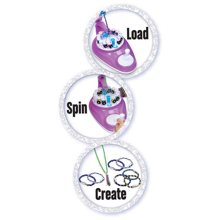 , 2-in-1 KumiKreator, Necklace and Friendship Bracelet Maker Activity Kit, for Ages 8 and Up