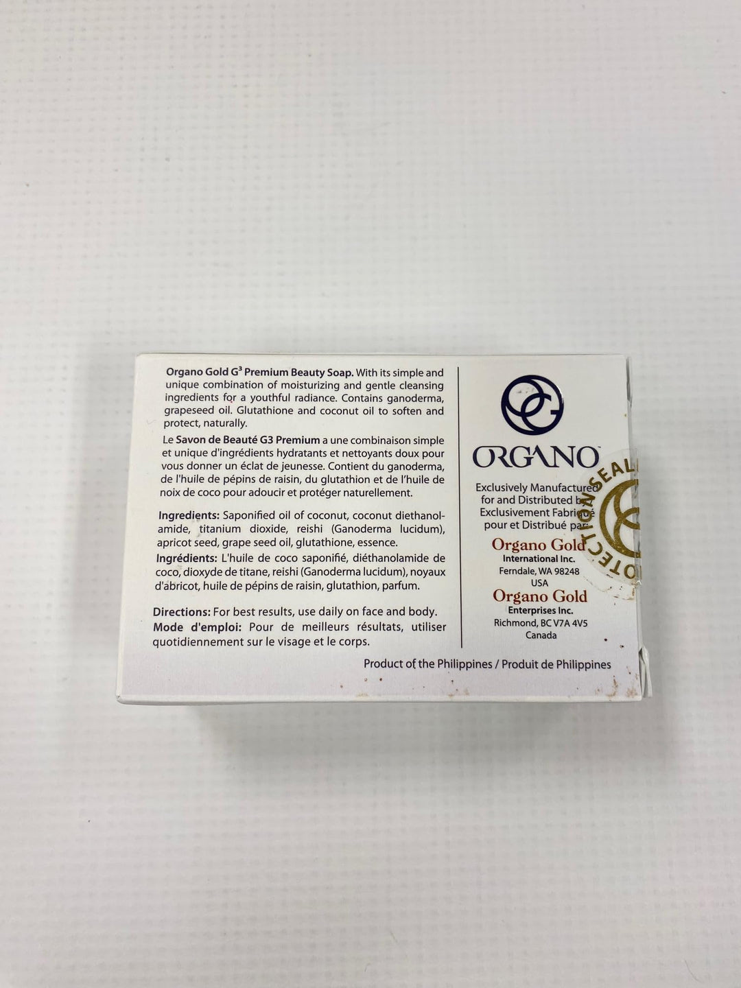 Organo Gold G3 Premium Beauty Soap [3 Pack]