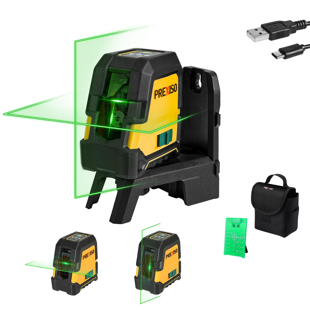 PREXISO Laser Level Self Leveling - 100Ft Rechargeable 