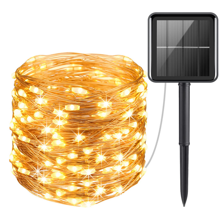 AMIR Upgraded Solar String Lights Outdoor, 8 Modes Mini