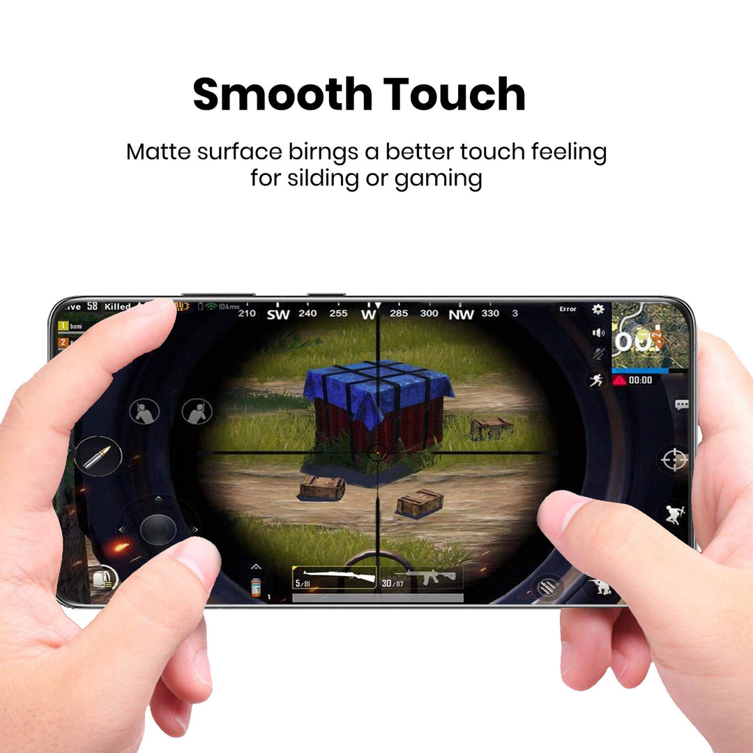 Galaxy S21 Ultra 5G Screen Protector Matte Privacy Full Adhesive Soft Film (NOT Tempered Glass), Support Fingerprint Unlock Matte Finish Surface Anti Glare 2 Way Anti Spy Privacy Protection