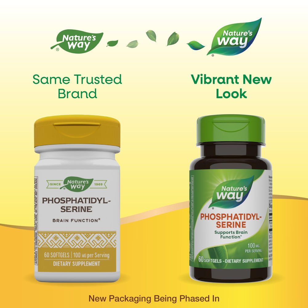 Phosphatidylserine, Supports Brain Function*, 60 Softgels