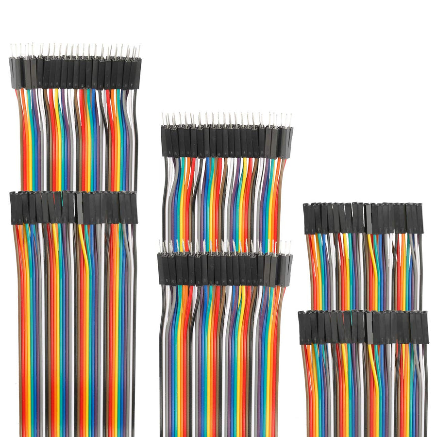 EDGELEC 120pcs Breadboard Jumper Wires 10cm 15cm 20cm 3