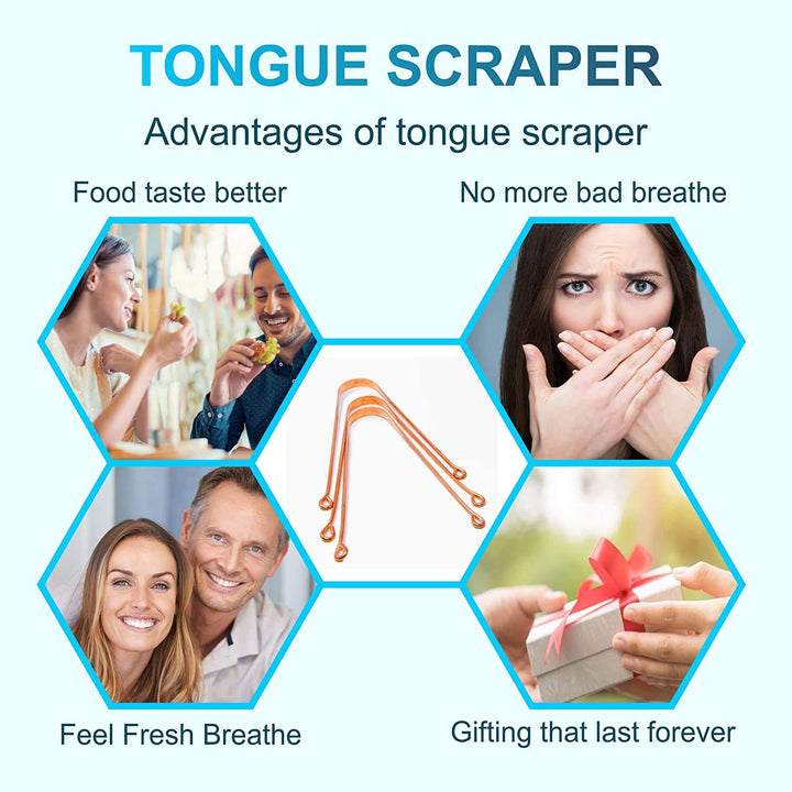 Wonder care -100% Copper toungue Scapper Antimicrobial 