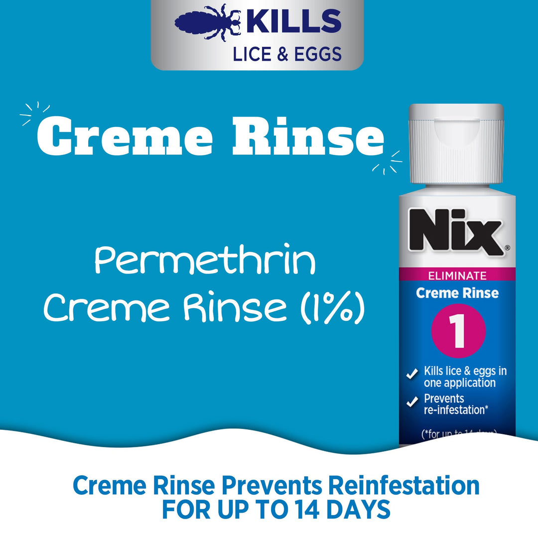 Lice Killing Creme Rinse Extra Strength Family Pack, 2 Creme Rinse, 2 fl oz bottles &amp; 2 Lice Combs