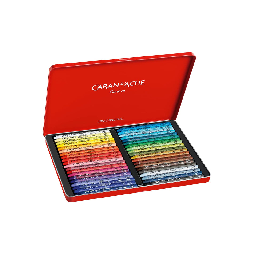 Caran Dache Neocolor I Superior Quality Artist Pastels 40 Shades