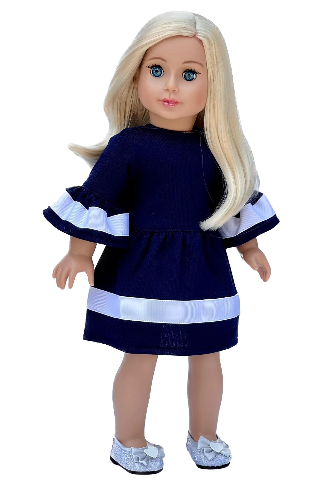 Navy Blue - 18 inch Doll Dress (Doll Not Included) (Sho
