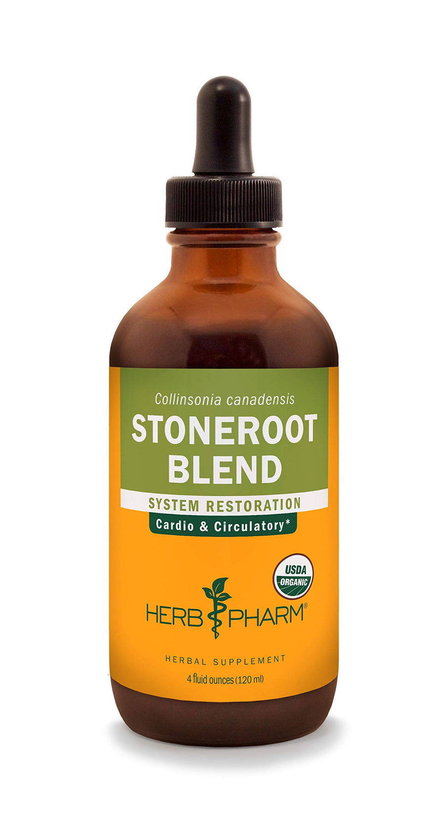 Certified Organic Stoneroot Blend Liquid Extract for Cardiovascular and Circulatory Support-4 oz