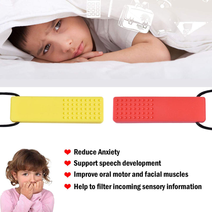 Chew Necklace, Autism Chew Necklace (4PCS), Sensory Nec