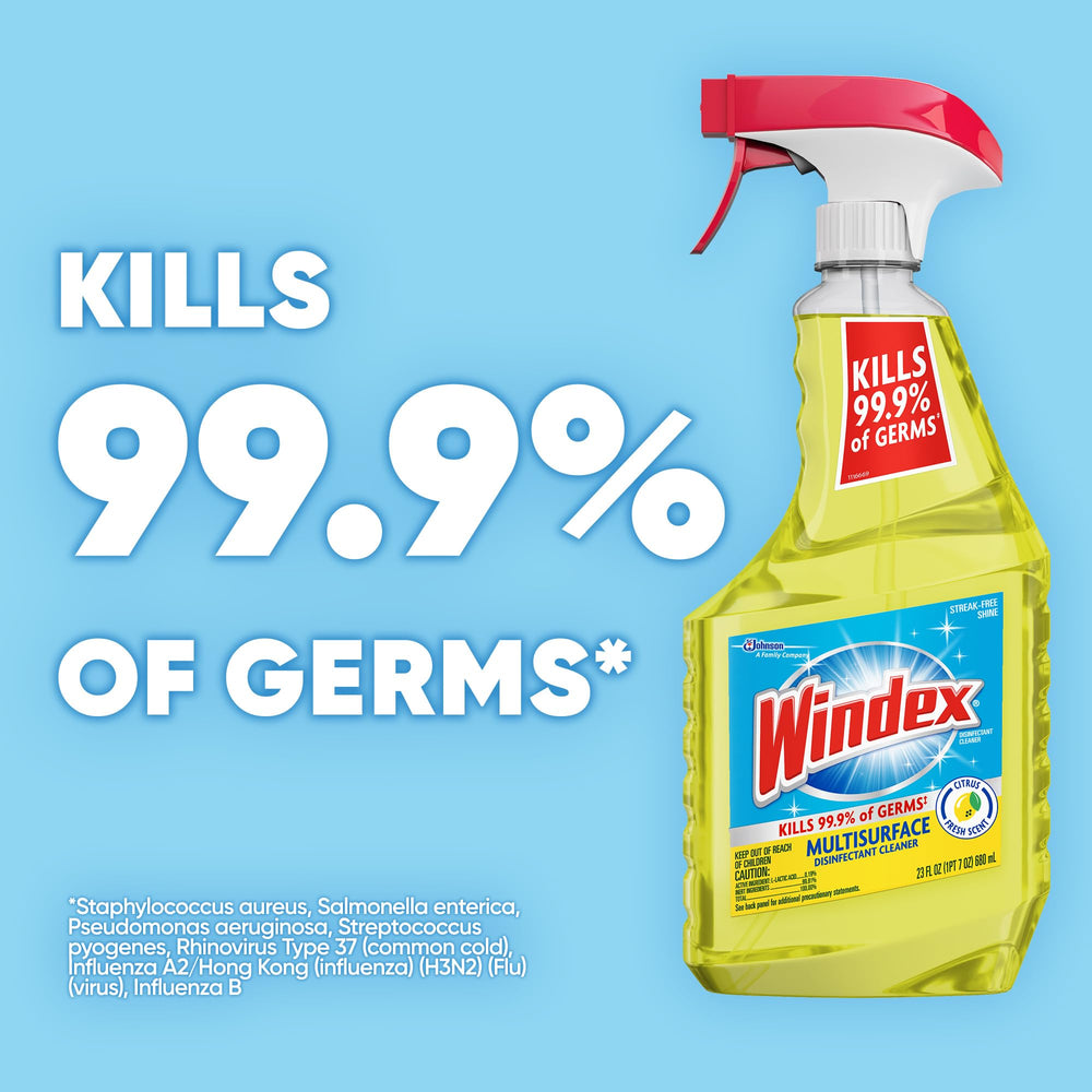 Windex Disinfectant Cleaner Multi-Surface Trigger, Citr