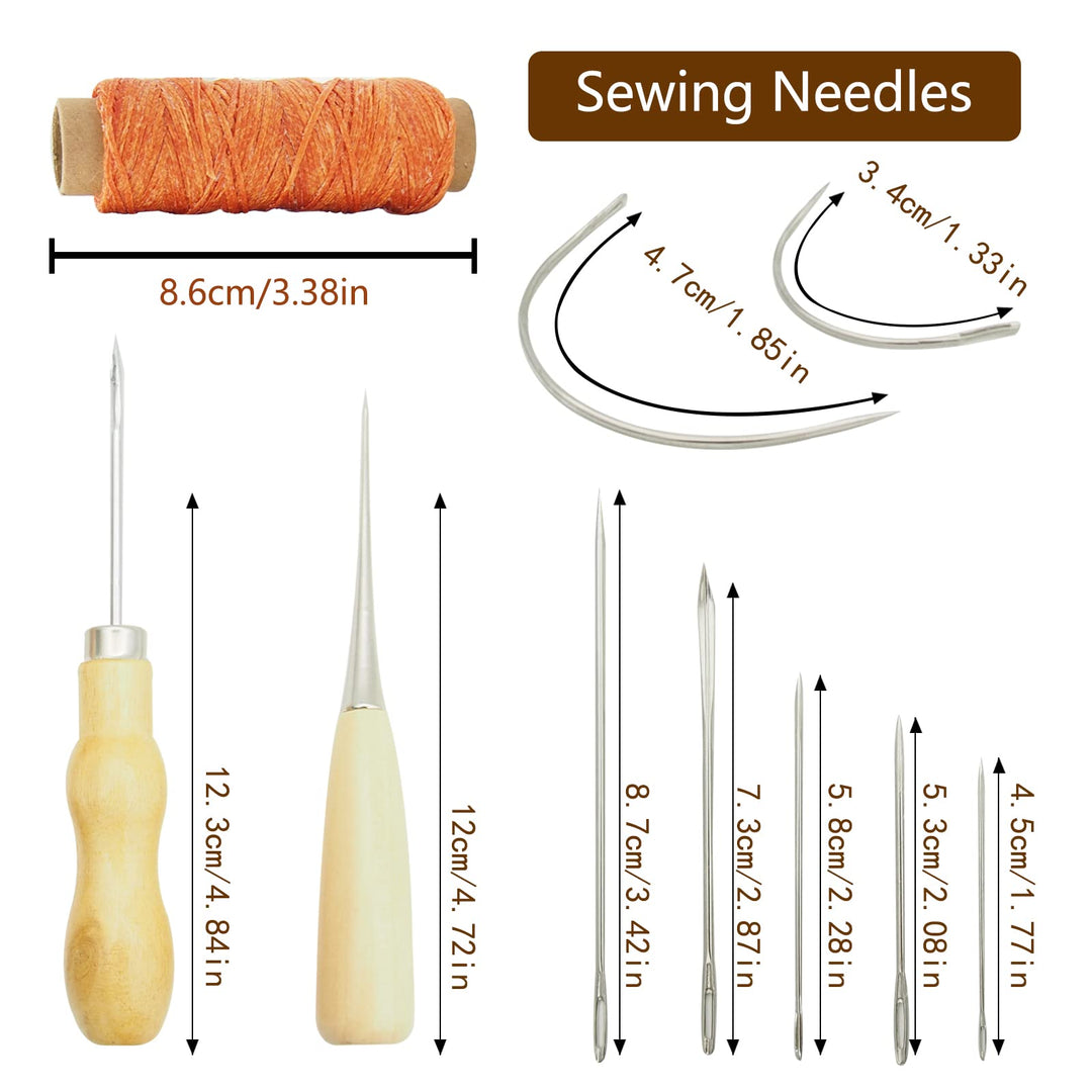 PLANTIONAL Leather Working Tools for Beginners: Profess