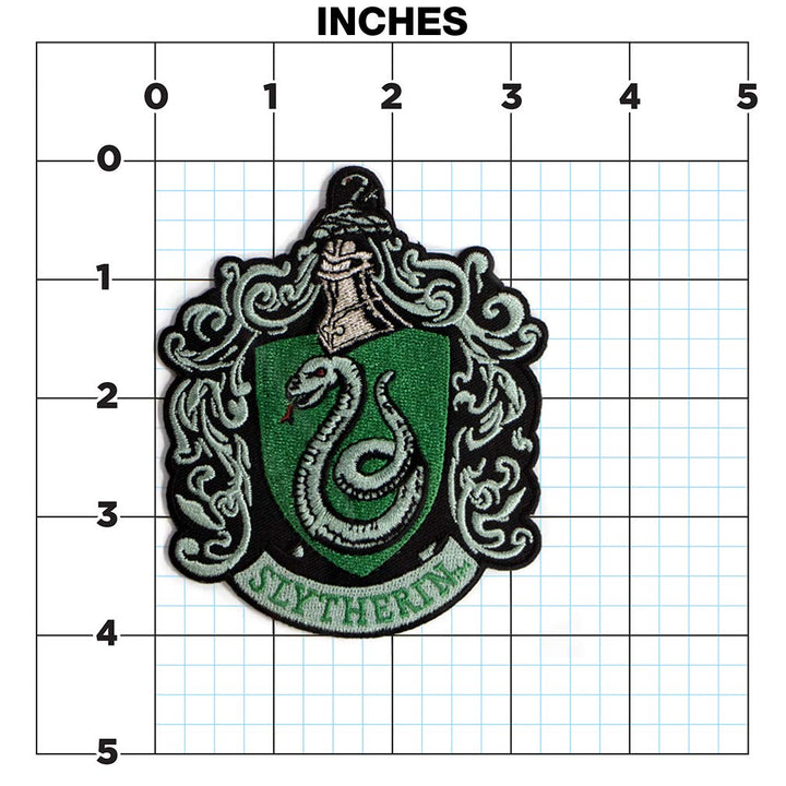 Harry Potter Patch, Slytherin Crest Patch Iron On Patches - Harry Potter Gifts &amp; Merchandise