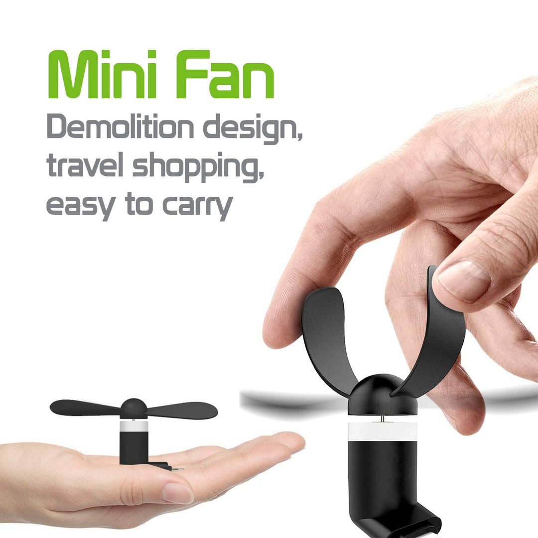 Cellet Mini Portable USB Fan Compatible with Apple iPho