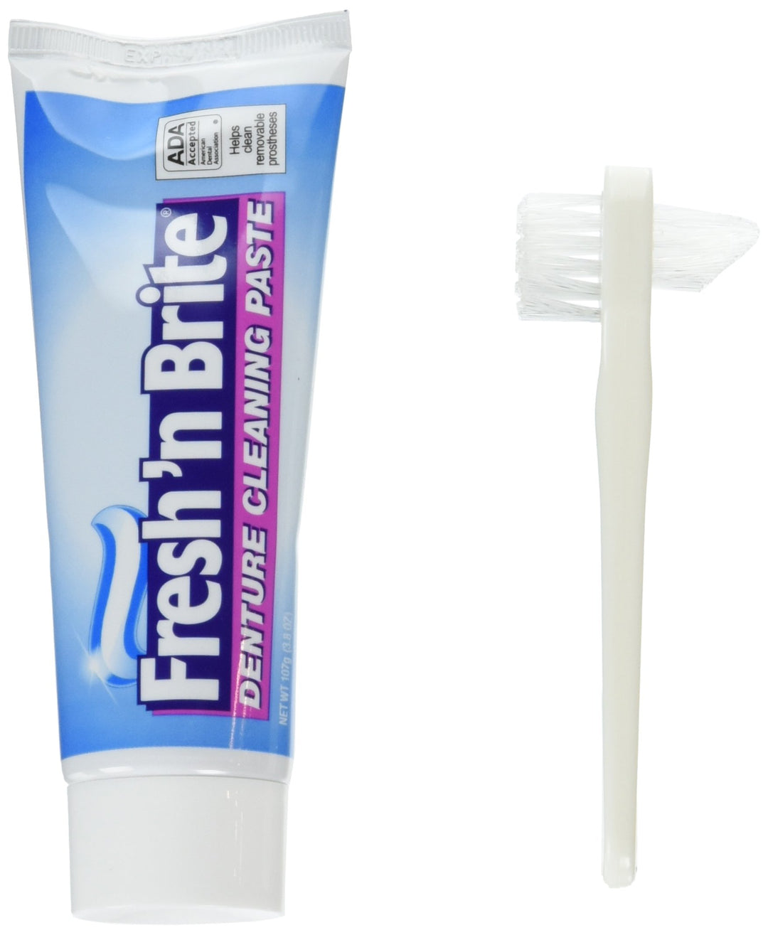 Fresh &#39;n Brite Denture Cleaning Paste, 3.8 Ounce (Pack of 2)