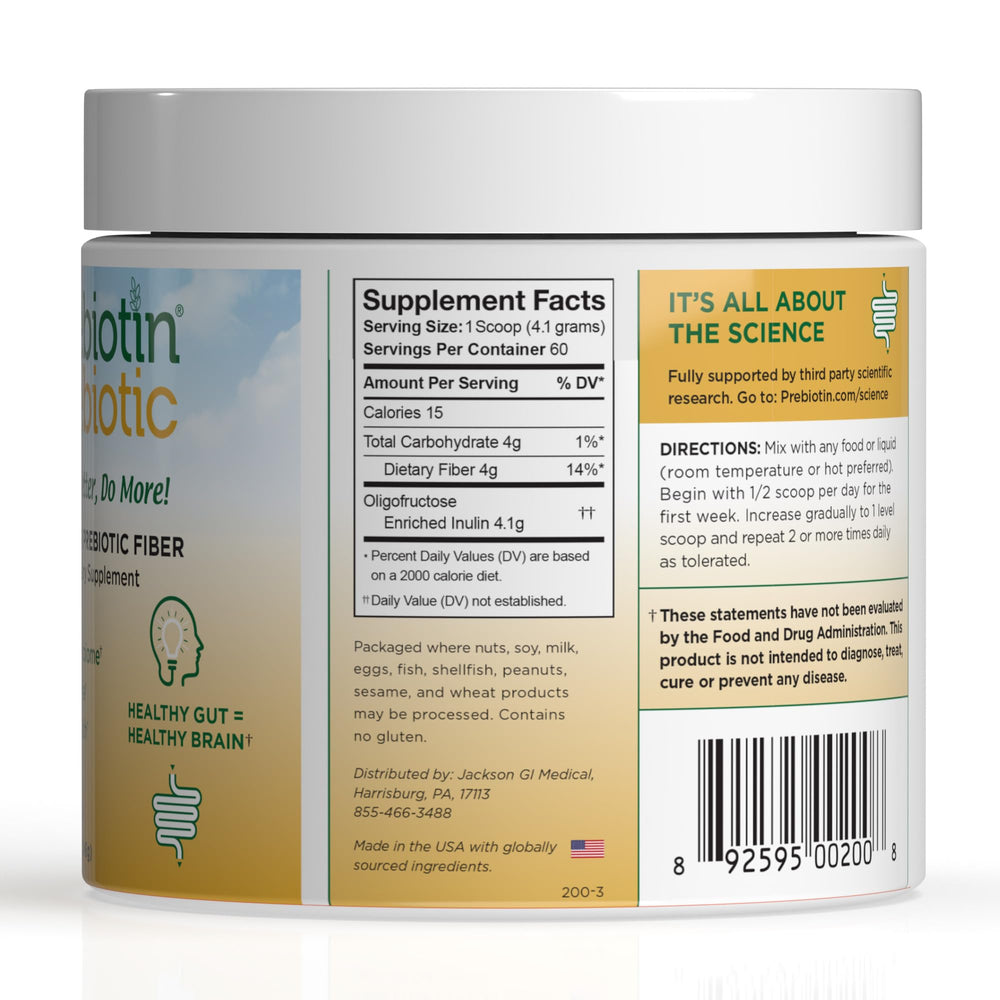 Prebiotin Prebiotic Fiber Powder - 4.1 Gram Stick Packs