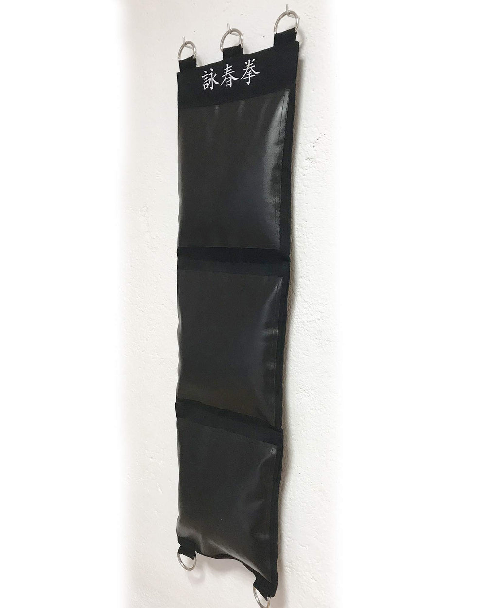 Wall Punching Bag Wing Chun Striking Target Three Sections Canvas and PU Leather (unfilled)