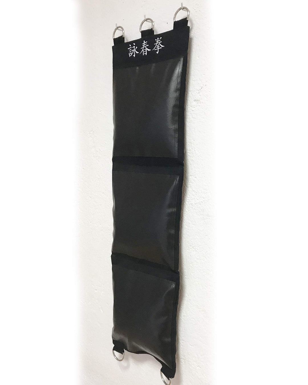 Wall Punching Bag Wing Chun Striking Target Three Sections Canvas and PU Leather (unfilled)