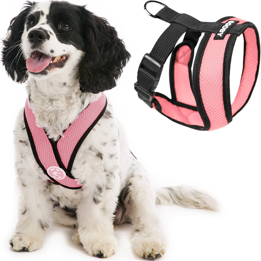 Comfort X Head in Harness - Pink, Small Harness Patented Choke-Free X Frame - Perfect on The Go Harness for Medium Dogs No Pull or Small Dogs for Indoor and Outdoor Use