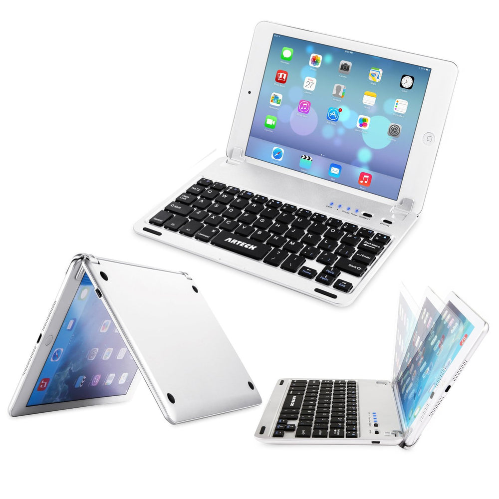 Keyboard Ultra-Thin Apple iPad Mini Bluetooth Keyboard Folio Stand Groove for Apple iPad Mini 5 (2019) iPad Mini 4 (2015) with 130 Degree Swivel Rotating