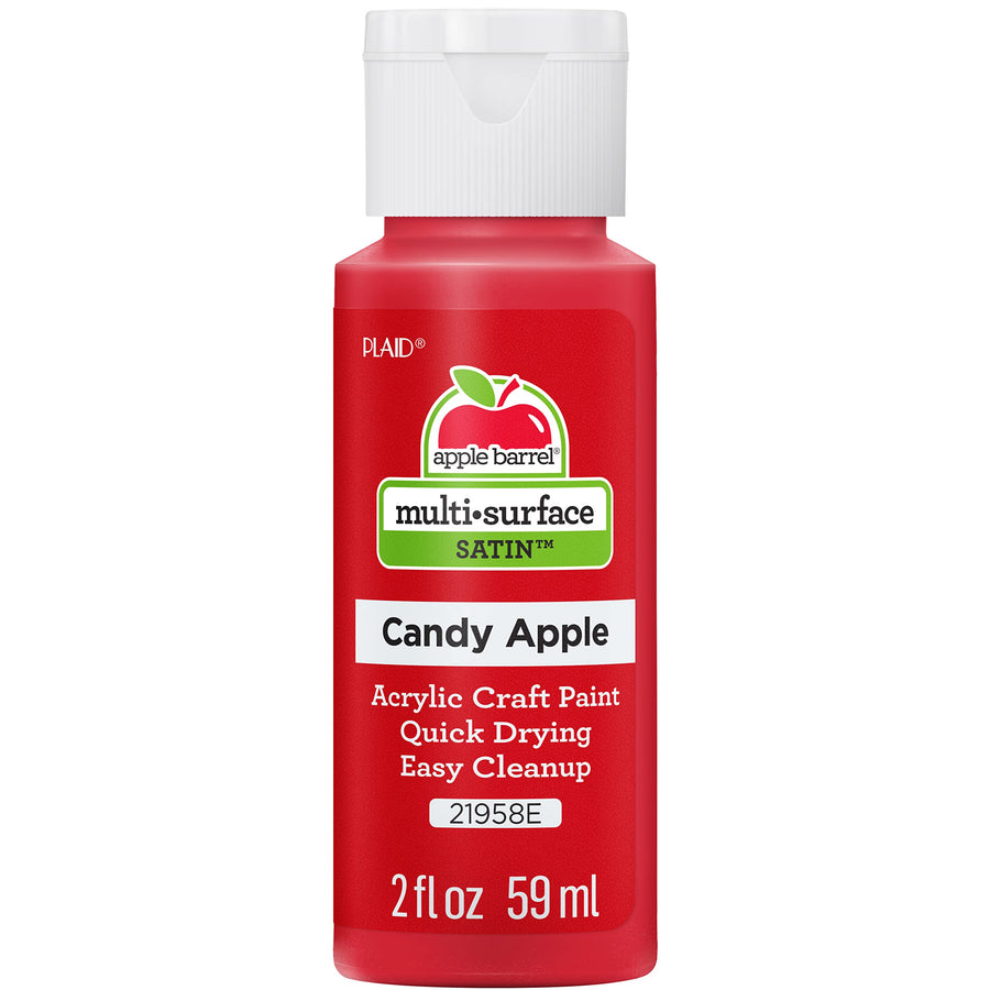 Multi Surface Acrylic Paint, 2 oz, Candy Apple 2 Fl Oz