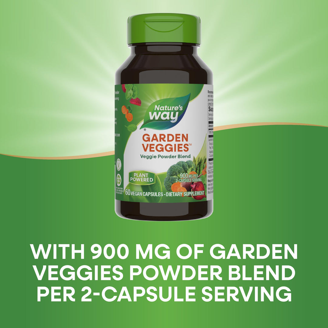 Nature&#39;s Way Garden Veggies, Veggie Powder Blen