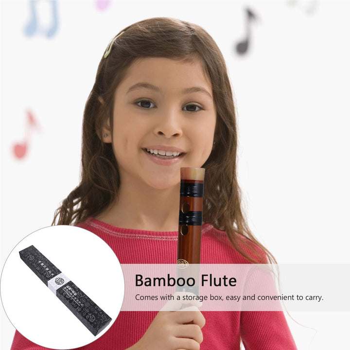 MILISTEN Bamboo Flute Musical Key C Wooden Flute Chinese Flute Instrument Chinese Bamboo Classic Musical Instrument for Kids Adults Beginners, Mix Style