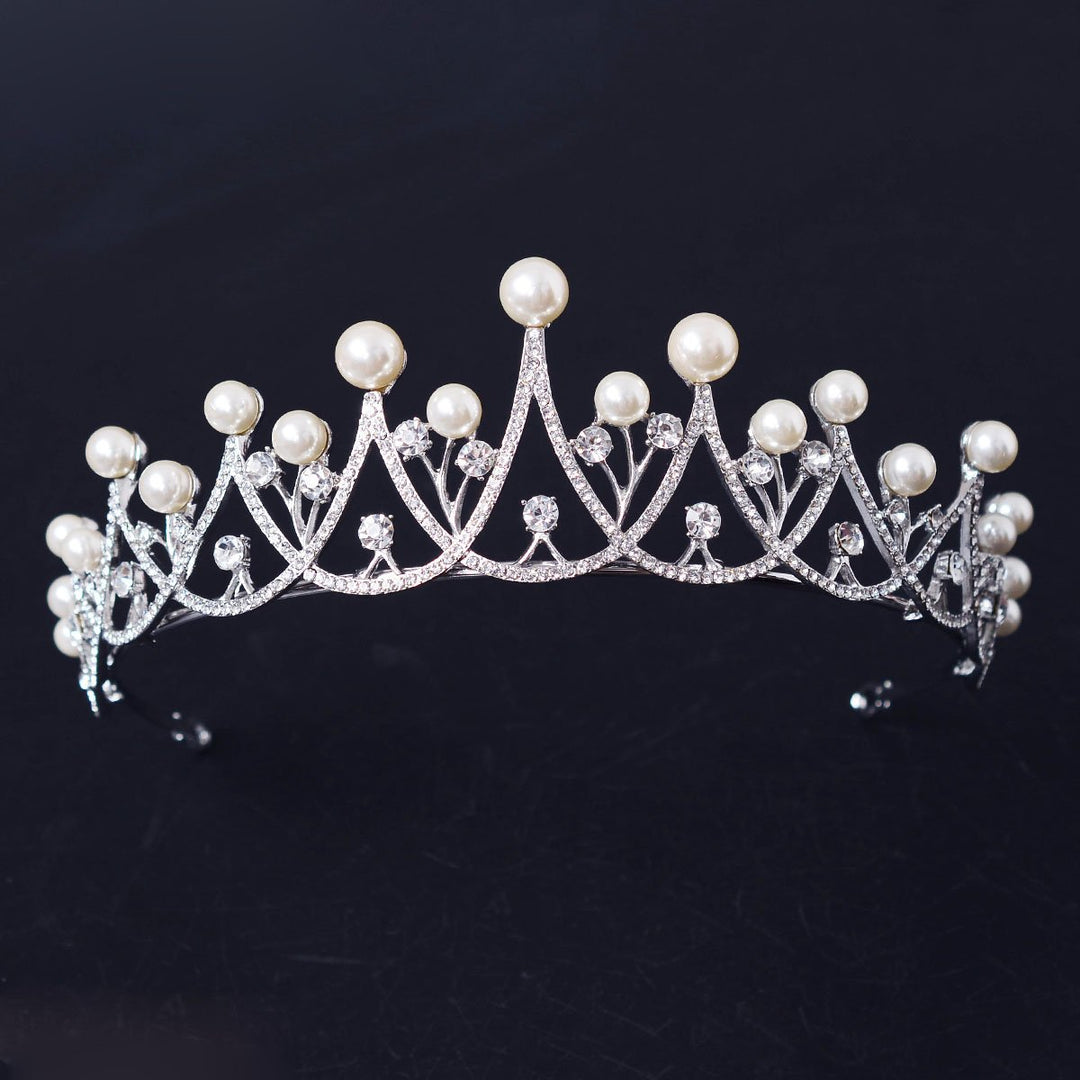Eseres Pearl Tiaras and Crowns for Women Wedding Tiara Crown Bridal Headpiece