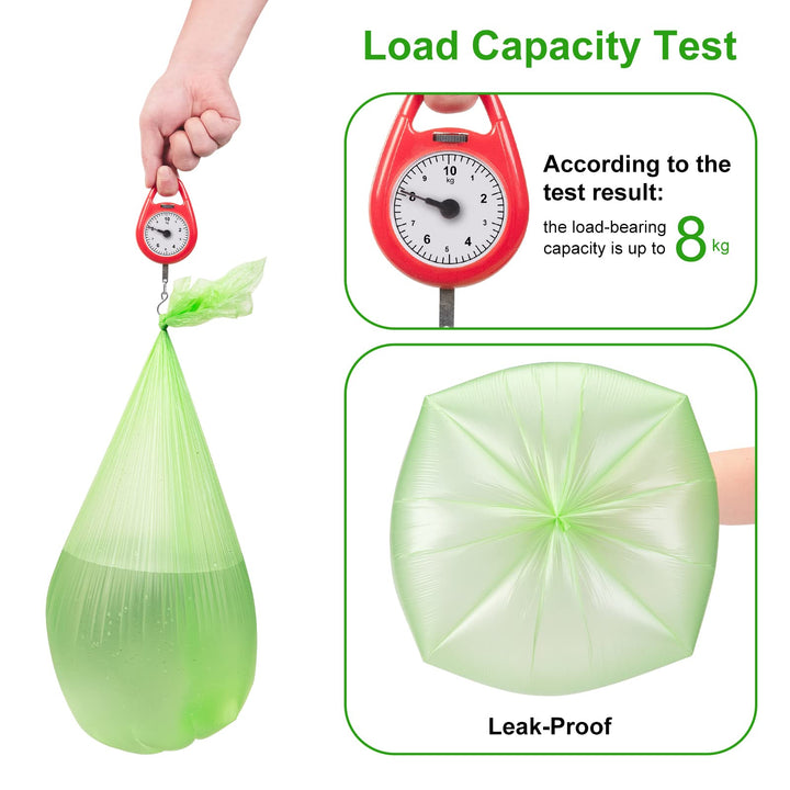 Small Trash Bags 4-6 Gallon, Inwaysin 200 Count Biodegr